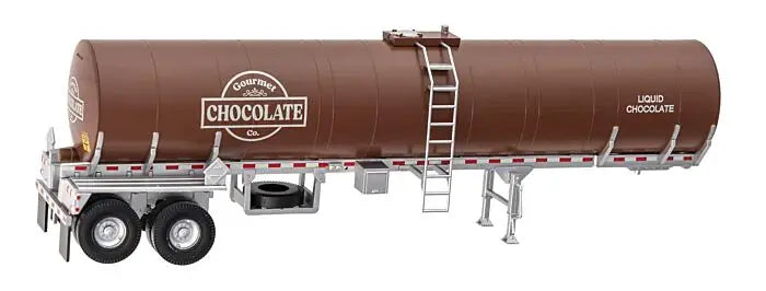Walthers 949-12355 HO Scale Food Grade Tank Trailer Gourmet Chocolate Co.