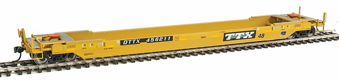 WalthersProto 920-109207 HO Scale Gunderson As-Built All-Purpose 48' Well Car TTX DTTX #456211