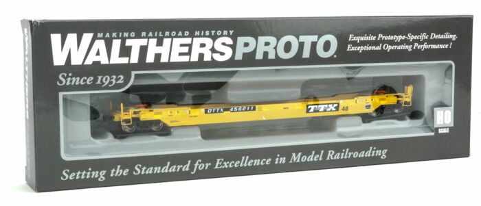 WalthersProto 920-109207 HO Scale Gunderson As-Built All-Purpose 48' Well Car TTX DTTX #456211
