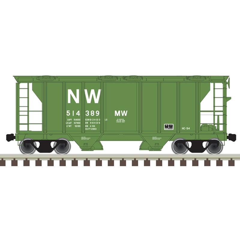 Atlas Trainman 20006562 HO Scale, PS-2 Covered Hopper, Norfolk & Western #514389