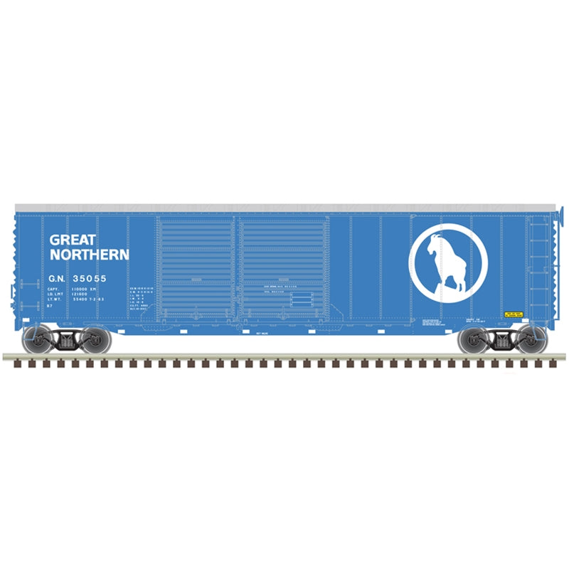 Atlas 20006579 HO Scale 50' Postwar DD Box Car Great Northern GN #35055