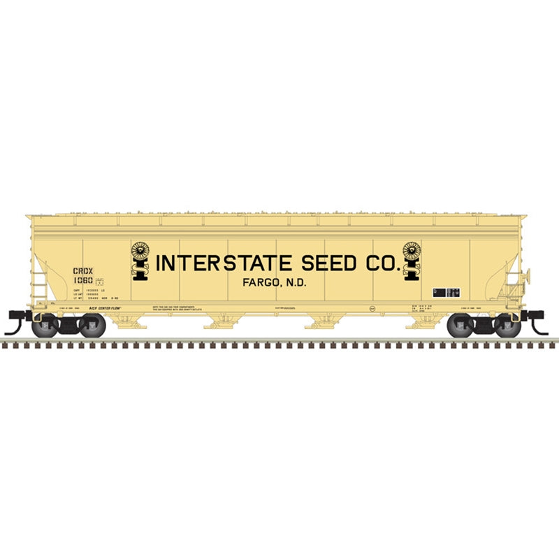 Atlas Master 20006747 HO Scale, ACF 5701 Covered Hopper, Interstate Seed Co CRDX #1060