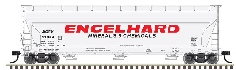 Atlas Master 20006933 HO Scale, 4650 Centerflow Hopper, Engelhard #47455
