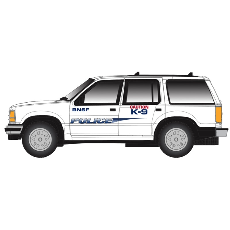Atlas 30000156 HO Scale 1993 Ford Explorer BNSF Police