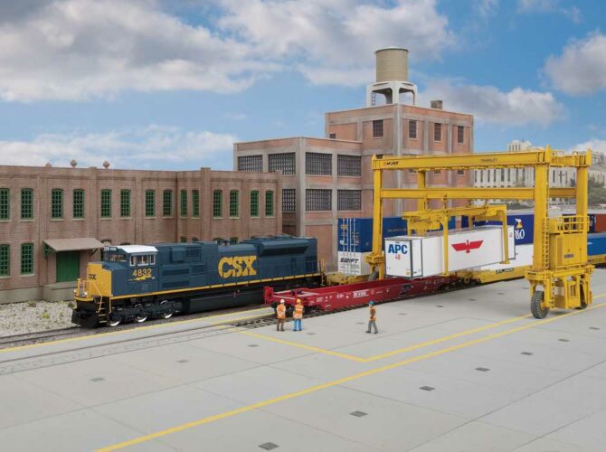 Walthers 933-4120 HO Scale, Intermodal Yard Pavement (KIT)