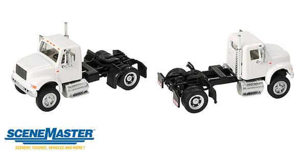 Walthers 949-11190 HO Scale International(R) 4900 Single-Axle Semi Tractor Only - Assembled - White