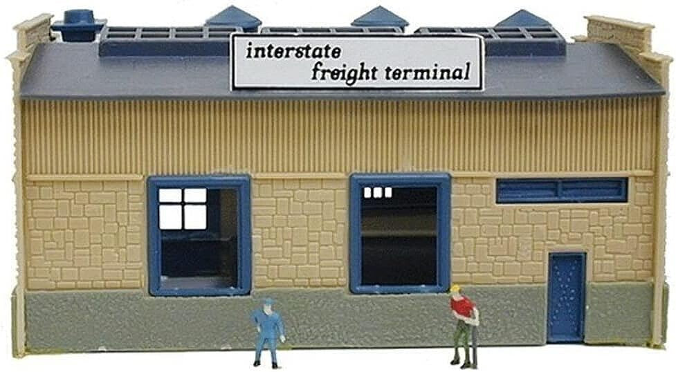 Model Power 2583 N Scale Interstate Freight Terminal Truck Depot Build