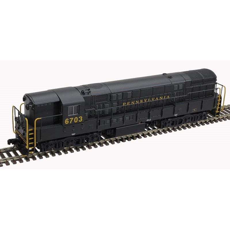 Atlas Master 40005398 N Scale, Train Master PH. 1B Diesel Locomotive, Pennsylvania #6703, Silver (DC)