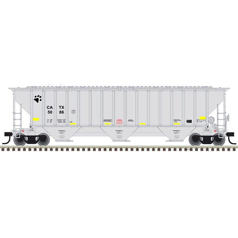 Atlas Trainman 20006637 HO Scale, Thrall 4750 Covered Hopper, CATX #5017, w/ Stripes