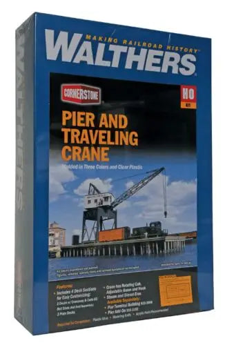 Walthers Cornerstone 933-3067 HO Scale Pier & Traveling Crane KIT