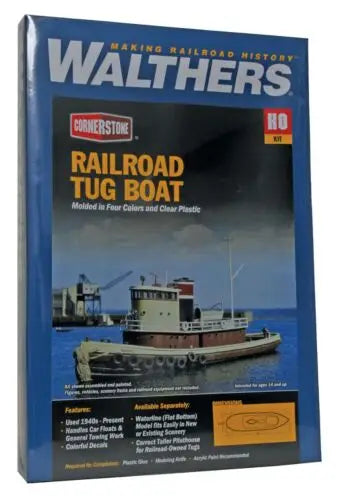 Walthers Cornerstone 933-3153 HO Scale Railroad Tugboat KIT