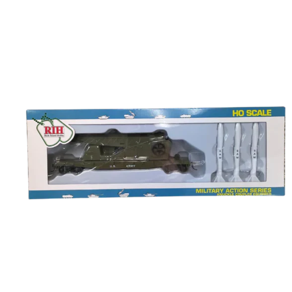 Rock Island Hobby 32180 HO Scale US Army Missile Launcher Car