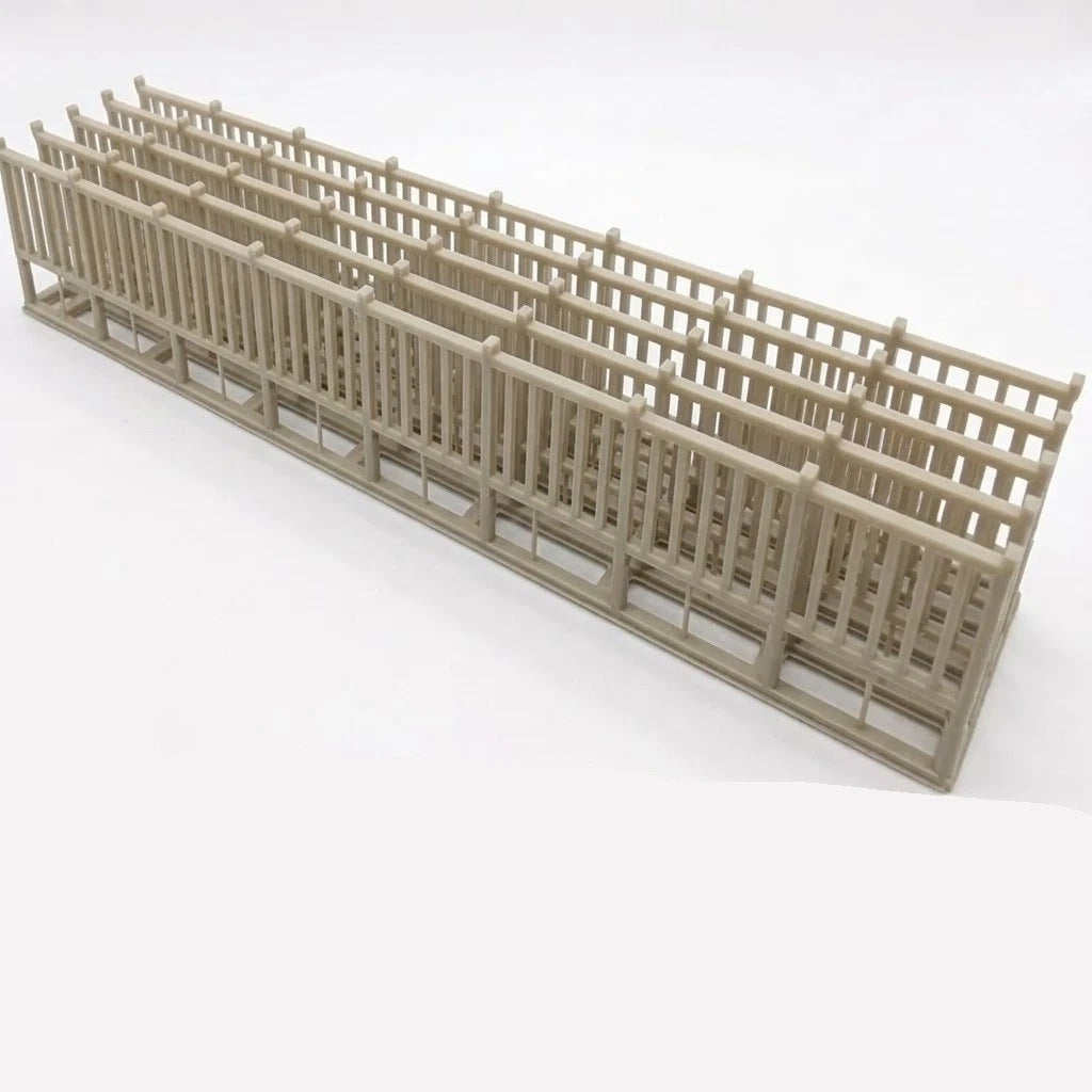 Whistle Stop Models HO2003 HO Scale 6' Tall Wrought Iron Fence, 3D Printed, Highly Detailed