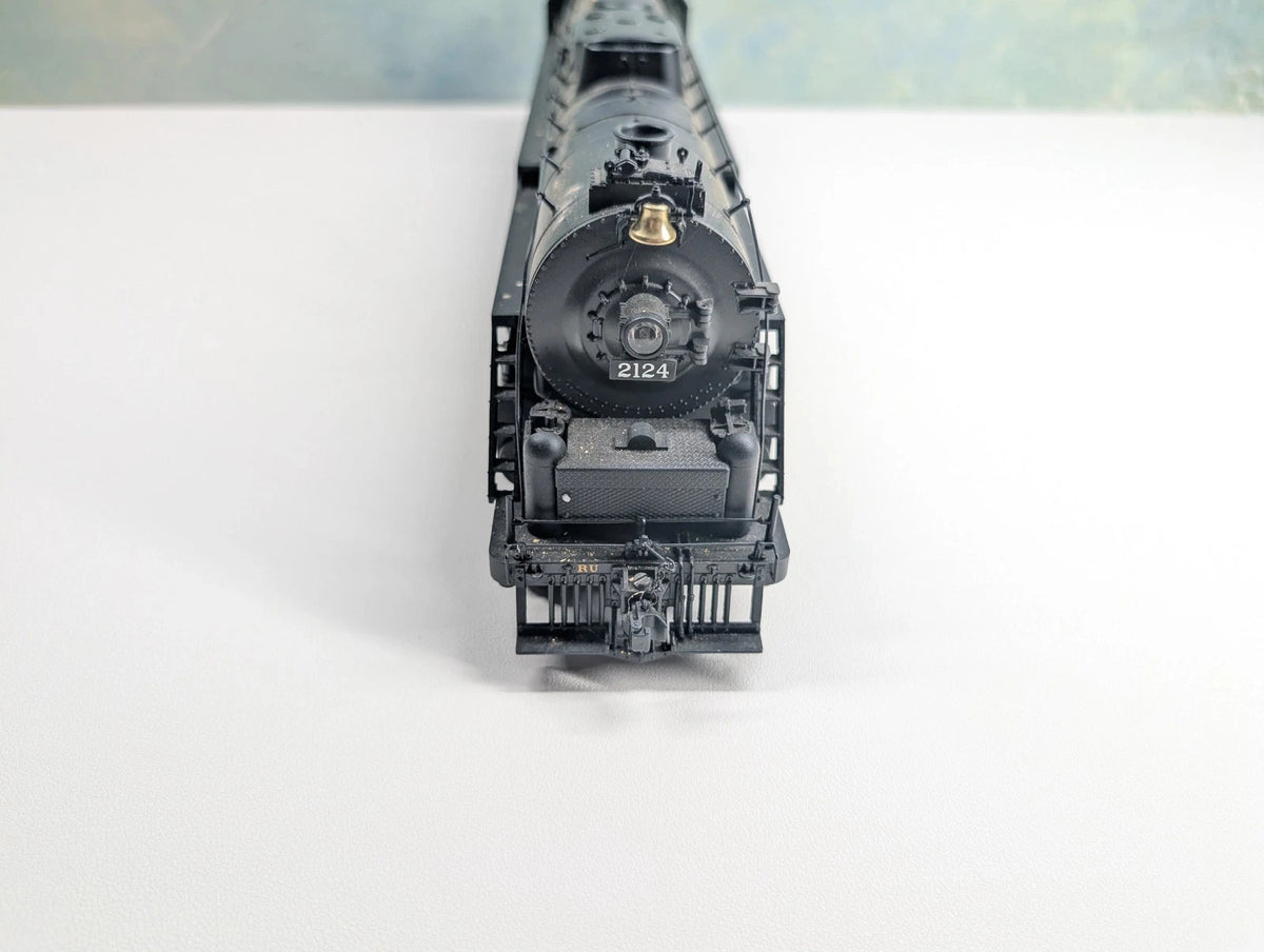 USED MTH Premier 20-3130-1 O 4-8-4 T-1 Steam Locomotive Reading #2124 3 Rail Proto-Sound 2.0