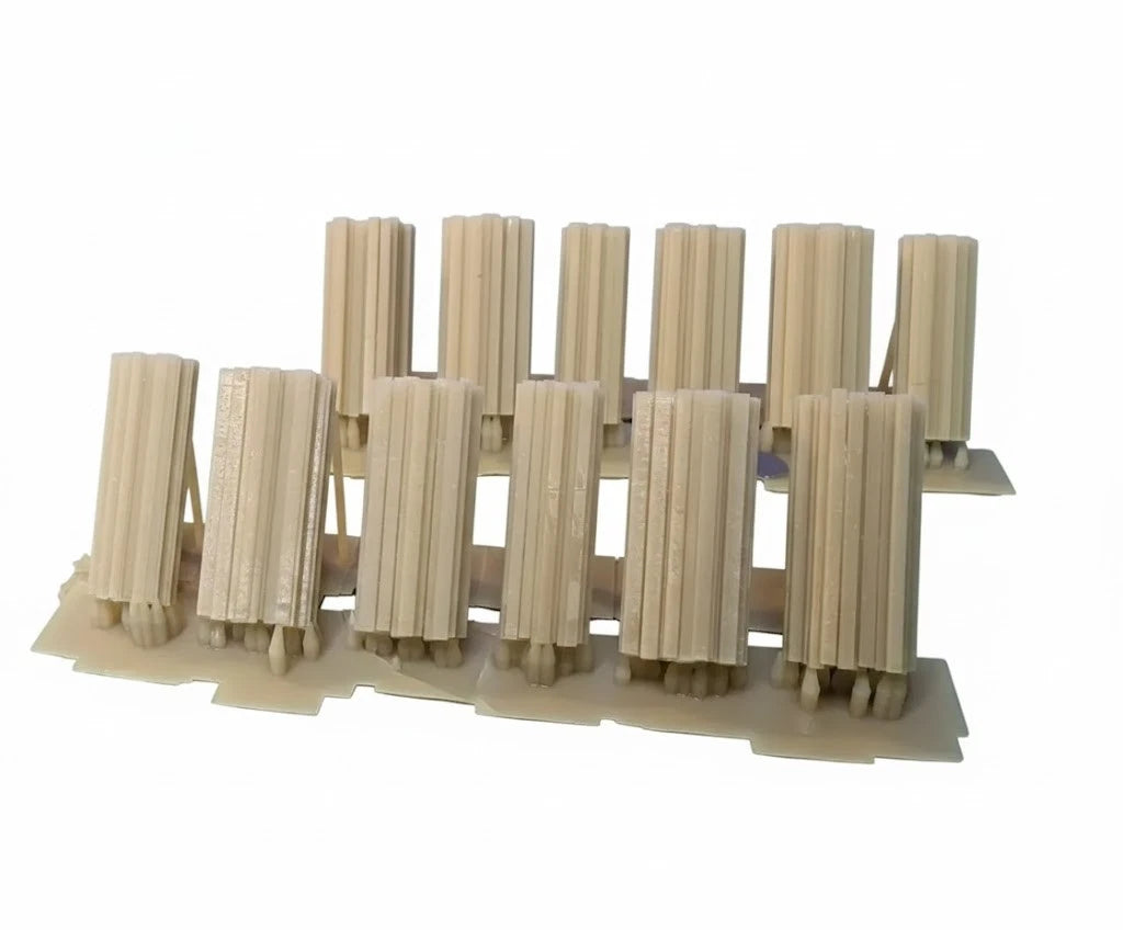 Whistle Stop Models HO1015 HO Scale Stacks of Lumber, 3D Printed, Highly Detailed (12 pcs)