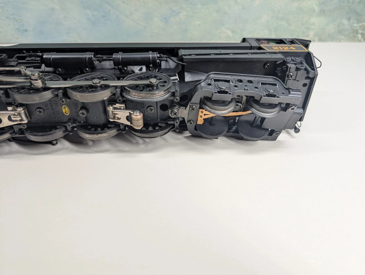 USED MTH Premier 20-3130-1 O 4-8-4 T-1 Steam Locomotive Reading #2124 3 Rail Proto-Sound 2.0