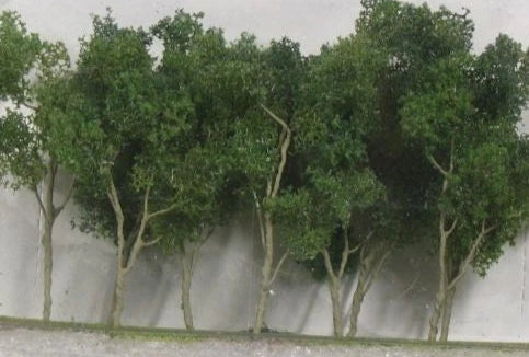 JTT 95617 MULTI Scale 3" - 3.5" Wood's Edge Trees Green (9 pcs)