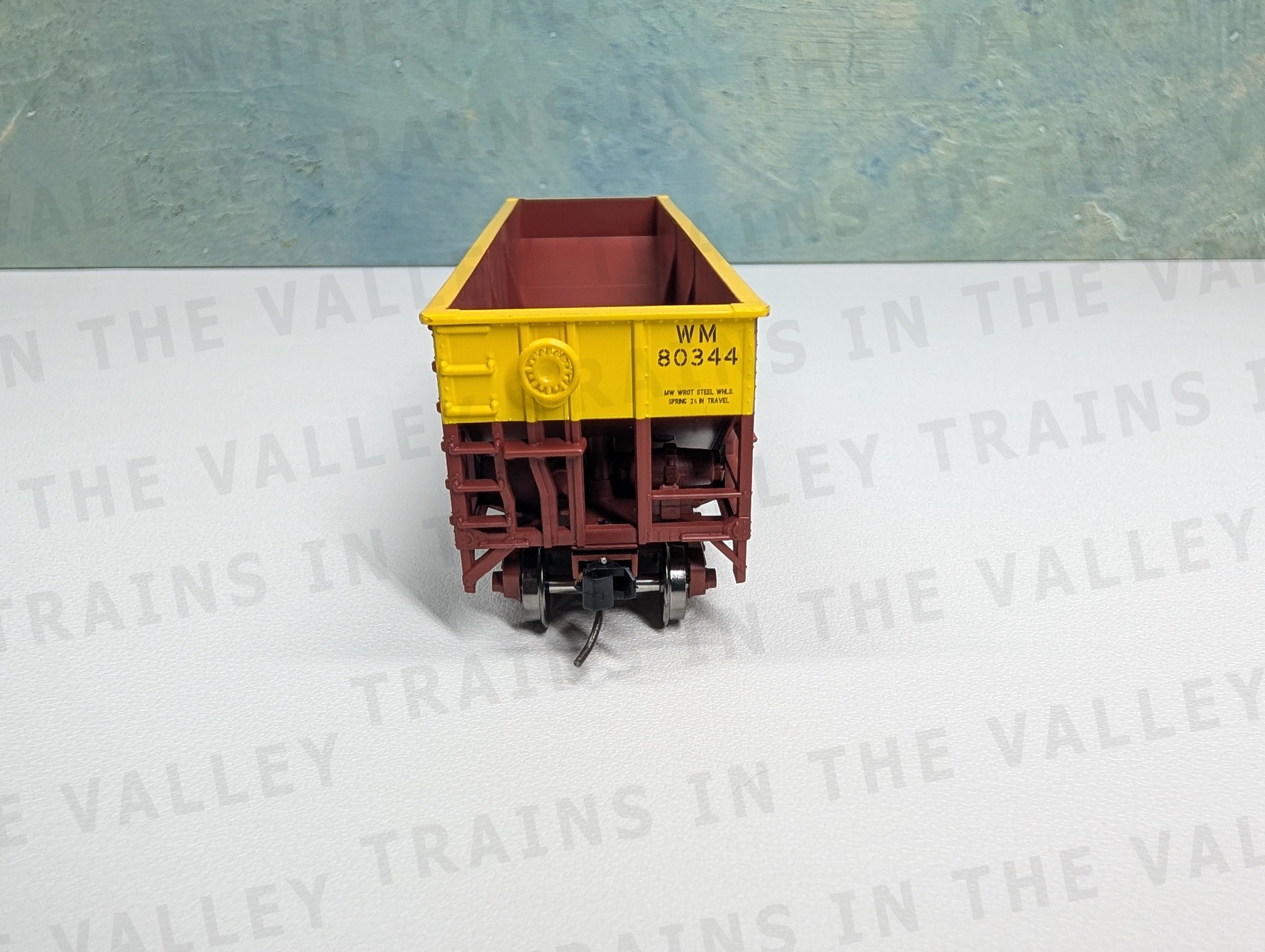 Bowser 43492 HO Scale 70 Ton 14 Panel Hopper Western Maryland WM #80300