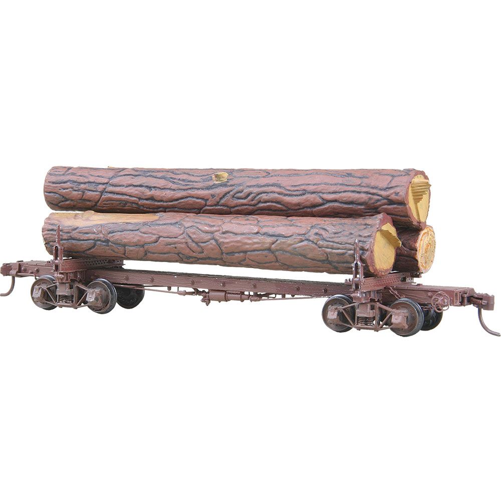 Kadee #102 HO Scale, Skeleton Log Car with logs (Kit)