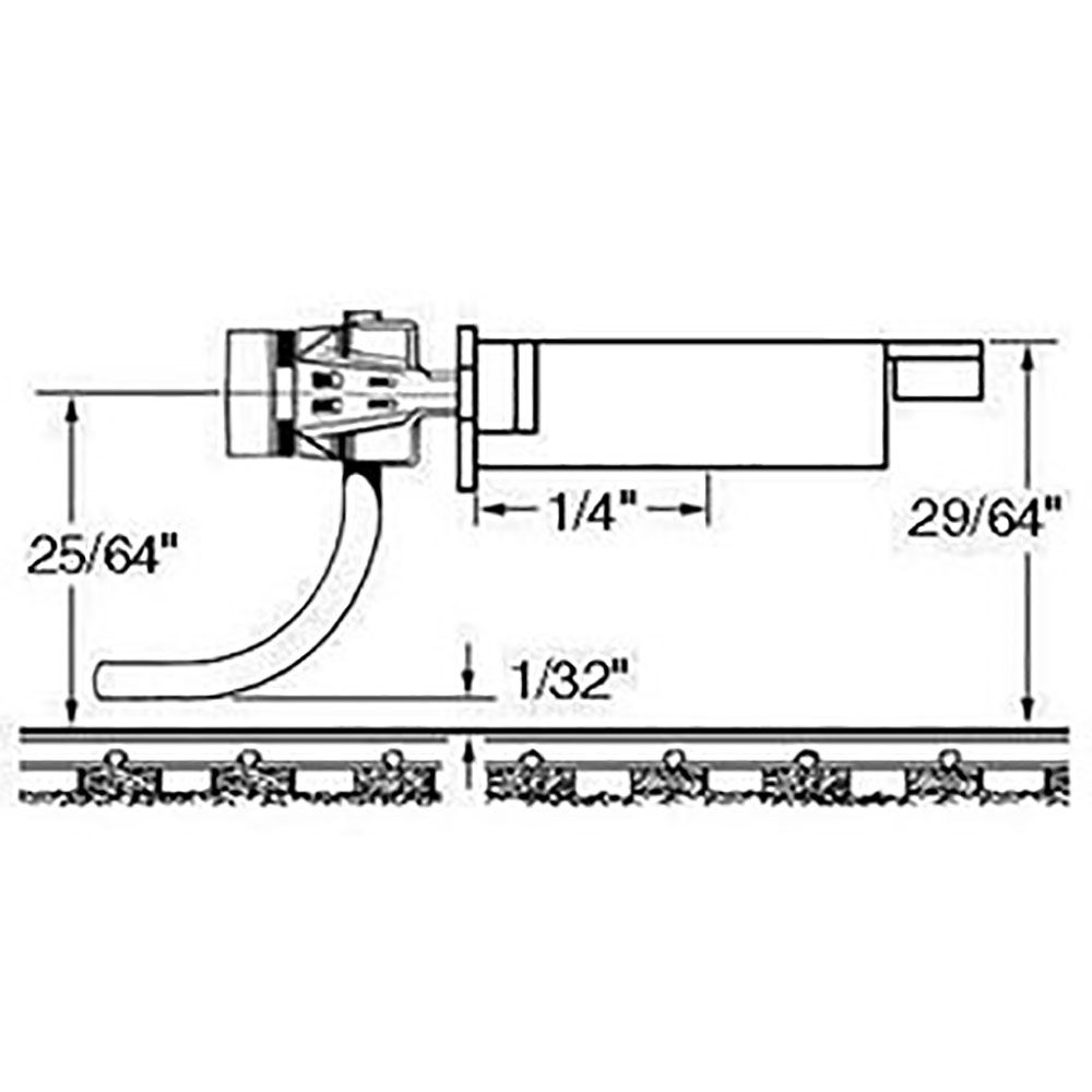 Kadee #178 HO Scale, #158 Scale Whisker Metal Couplers & Scale Gearboxes, Medium Centerset Shank