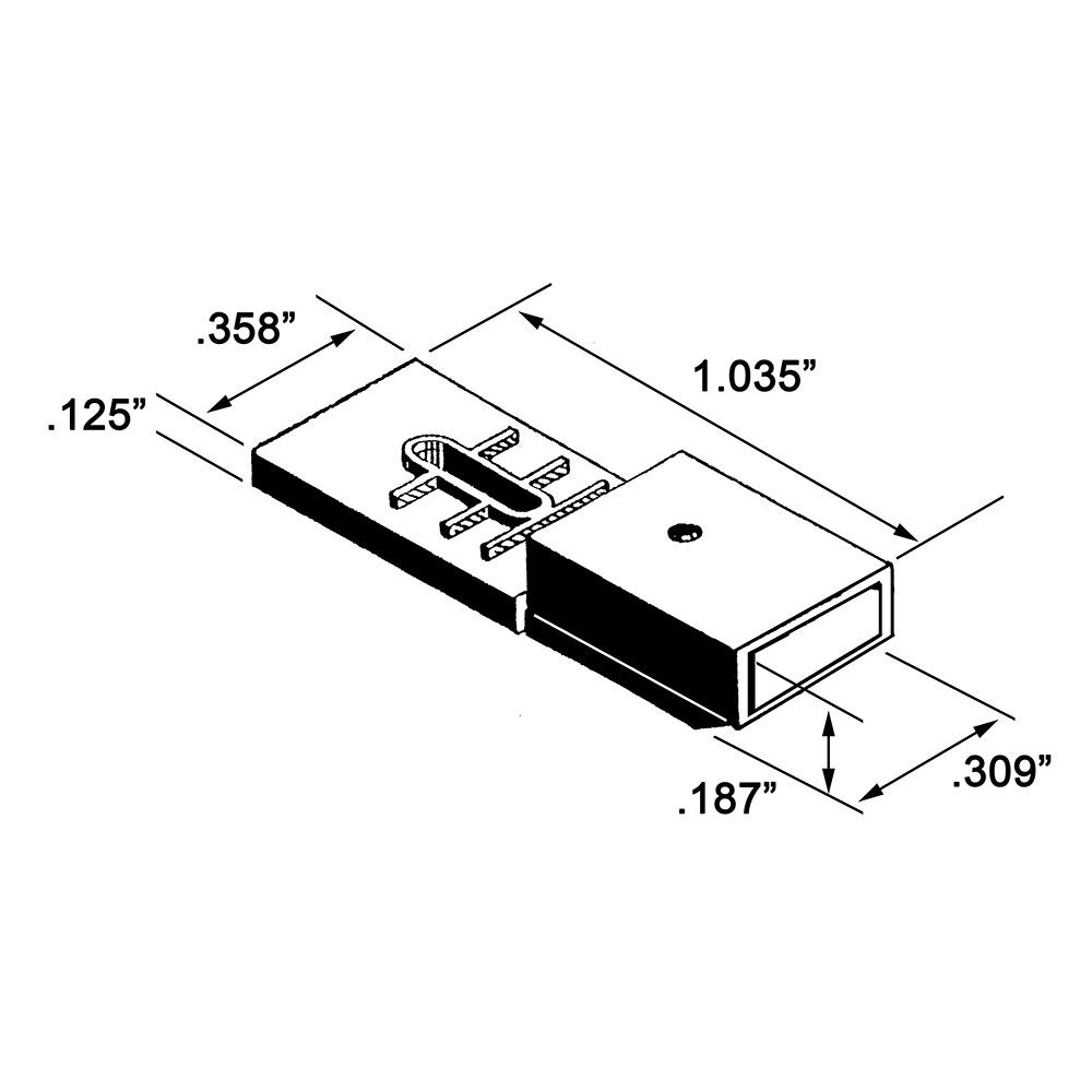 Kadee #505 HO Scale, AHM Rivarossi 6-wheel Coupler Conversion Bolsters