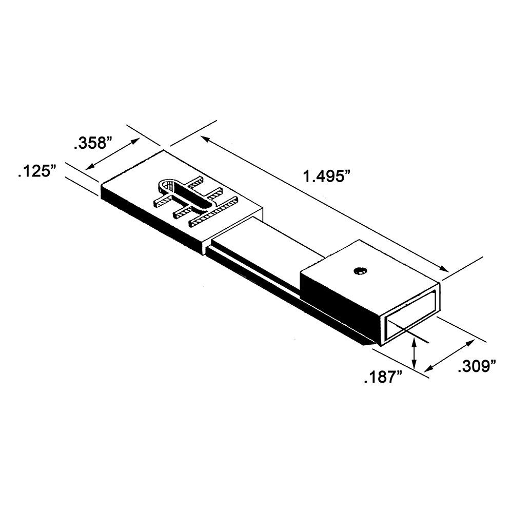 Kadee #508 HO Scale, AHM Rivarossi 4 wheel Coupler Conversion Bolsters
